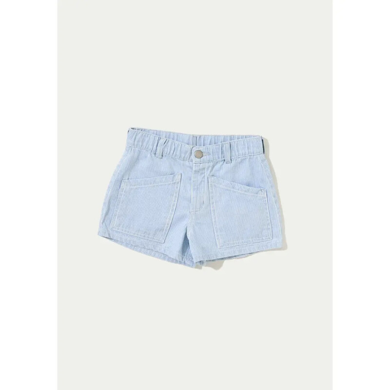 SHORTS FEM AZUL CLARO