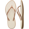 Sandalias Havaianas Slim Point FC Mujer Rose Gold/beige Paja