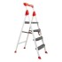 Escalera Plegable De 4 Escalones Hasta 150 Kg Zln0683 ESCALERA PLEGABLE ZILAN ZLN0683