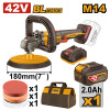 LUSTRA PULIDORA A BATERIA 42V BRUSHLESS 180MM M14 C/ACCESORIOS + BATERIA 2.0AH + LUSTRA PULIDORA A BATERIA 42V BRUSHLESS 180MM M14 C/ACCESORIOS + BATERIA 2.0AH +
