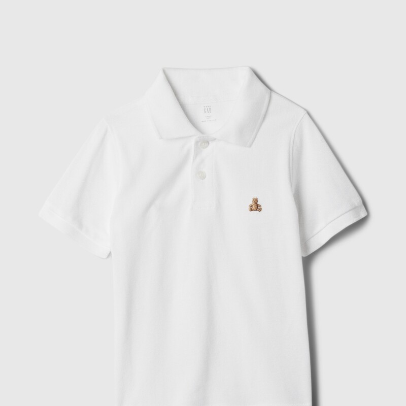 V-SS PIQUE POLO WHITE000