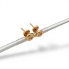 Caravanas Punto de Luz oro- Oro bajo - Zirconia - CA8176 conpiedra
