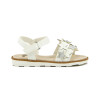 Sandalias Niñas Angus Dos Tiras Con Estrellas Blanco