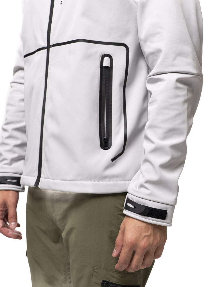Campera Neopreno Scandinavian Santa Fe Gris Claro