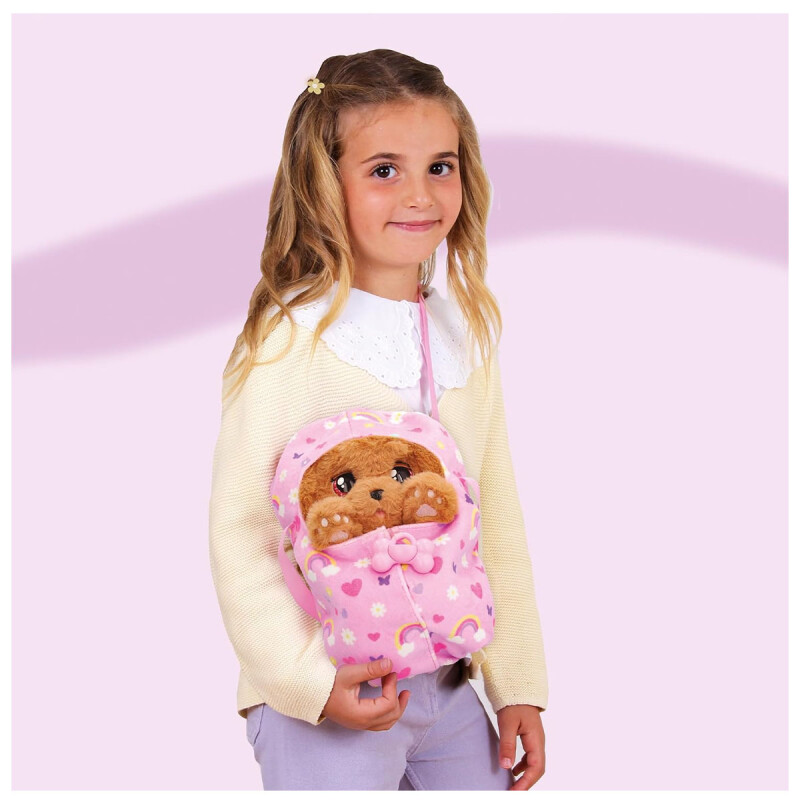 Peluche Cachorro Interactivo 22cm Labrador Baby Paws Chocolate