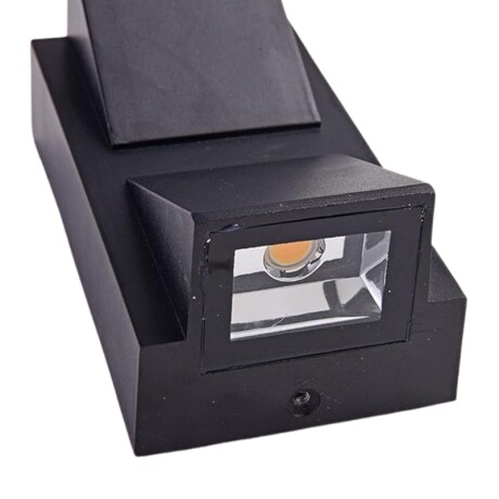 ARTEFACTO EXTERIOR VADENA PARA ADOSAR EN PARED BIDIRECCIONAL 6W Luminaria Exterior Vadena LED 6W Negra Bidireccional de Pared