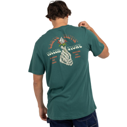 Remera Volcom ABG STONE STOKER FTY SST - Verde Remera Volcom ABG STONE STOKER FTY SST - Verde