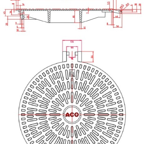 TAPA Y ANILLO ACO BRIO AF° DN600 D400 TAPA Y ANILLO ACO BRIO AF° DN600 D400