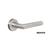 MANIJA CON RESORTE CILIND RECTA AC INOX S/BOCALLAVE MEATON Manija Con Resorte Cilind Recta Ac Inox S/bocallave Meaton