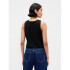 CASHSOFT LT TAILORED VEST BLACK