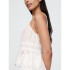 SL SMOCKED EYELET TANK NEW OFF WHITE