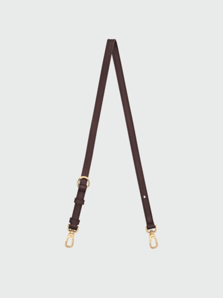 LONGCHAMP - LONGSTRAP, CORREA DE HOMBRO AJUSTABLE DE CUERO - 3.5 X 51CM Natural