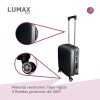 Valija Carry-on de mano Rígidas Con Organizadores Negro
