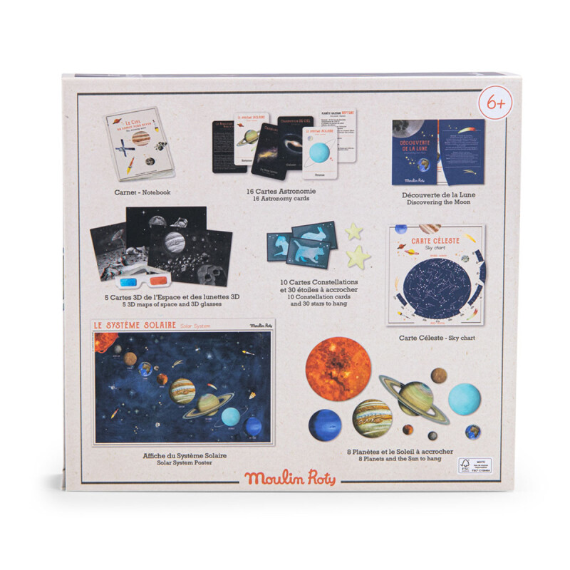 Caja de descubrimiento espacial El explorador Moulin Roty Caja de descubrimiento espacial El explorador Moulin Roty