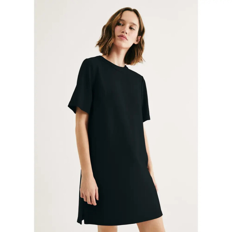 VESTIDO CURTO FEM PRETO ESCURO