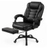 Silla Oficina Sillon Escritorio Ejecutiva Ergonomica Cuero con apoyapies IMBACK Color Negro Silla Oficina Sillon Escritorio Ejecutiva Ergonomica Cuero con apoyapies IMBACK Color Negro