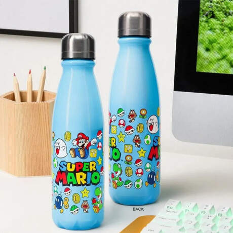 Super Mario - Botella de Aluminio 550ML Super Mario - Botella de Aluminio 550ML