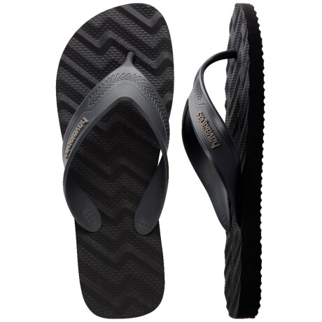 Sandalias de Hombre Havaianas Track Waves Negro - Gris