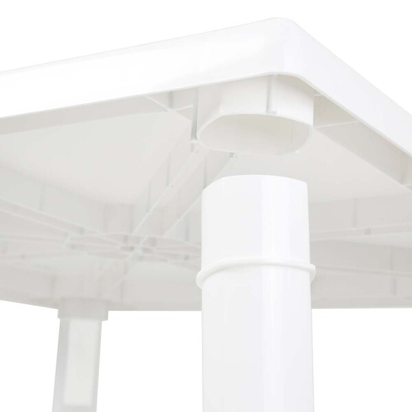 MESA CUADRADA DESMONTABLE 82X82X71 BLANCO