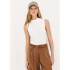 CAMISETA REGATA FEM BEGE CLARO
