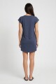 Vestido remeron estampado AZUL MARINO Y BLANCO