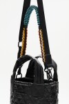 Cartera Tote Mini Matelasse Negro