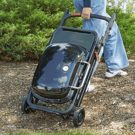 Barbacoa a Gas Portátil Weber Traveler Compact Plegable Negra Barbacoa a Gas Portátil Weber Traveler Compact Plegable Negra