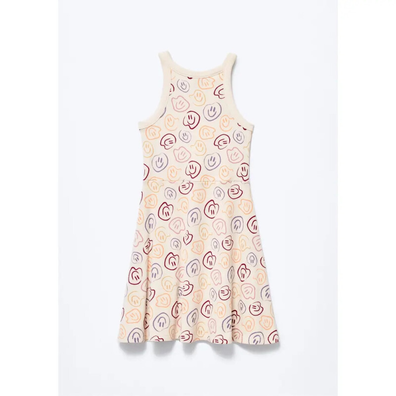 VESTIDO CURTO FEM OFF WHITE