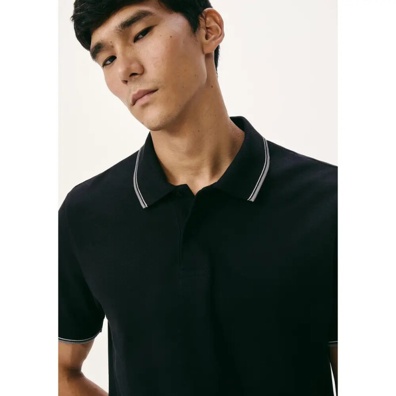 CAMISA POLO MM MASC PRETO
