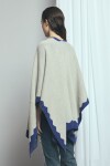 Poncho wavy PREVENTA azul
