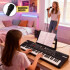 Organo musical Teclado Piano con 61 Teclas 100 Ritmos 100 Tonos y Micrófono Imback Organo musical Teclado Piano con 61 Teclas 100 Ritmos 100 Tonos y Micrófono Imback