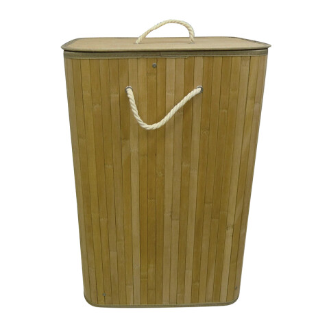Canasto de Bambú para Ropa 40 x 30 x 60 cm U
