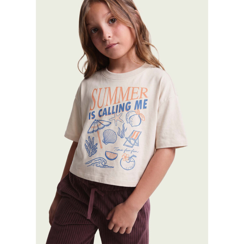 CAMISETA MM FEM OFF WHITE