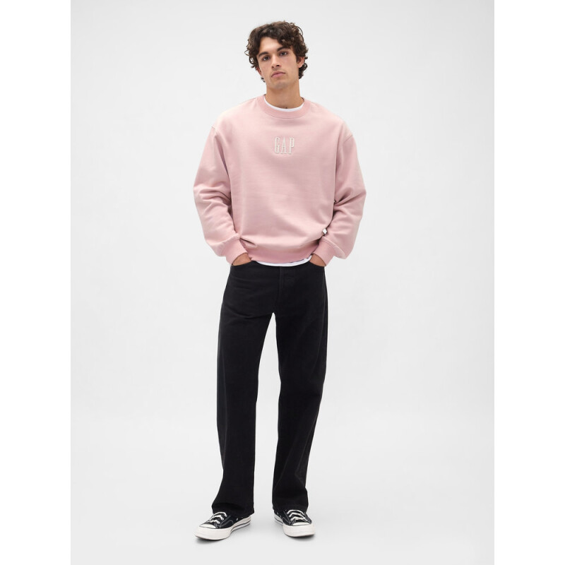 CORP LOGO CREW PURE PINK