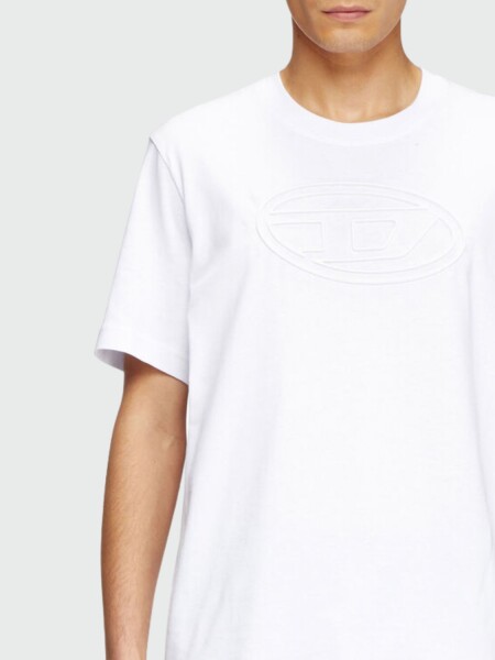 DIESEL - Remera T-ADJUST-BIGOVA Blanco
