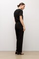 Pantalón recto sastrero negro