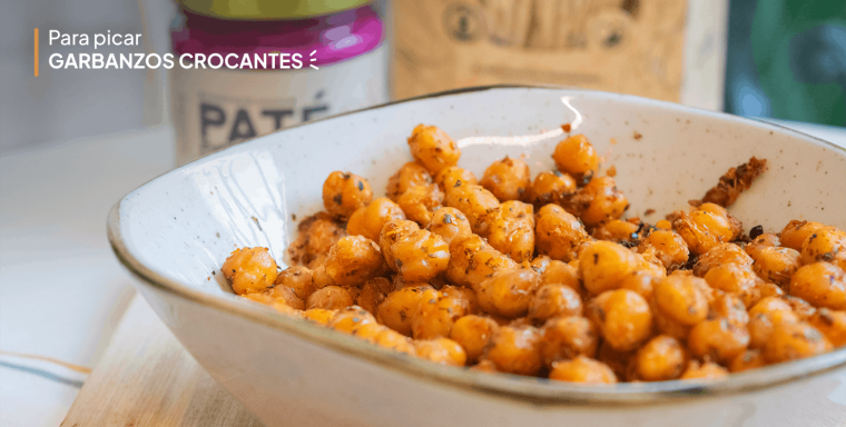 Garbanzos crocantes: una idea fácil para tus picadas