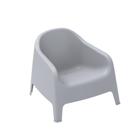 BUTACA EXTERIOR POLIPROPILENO GRIS SKARPO