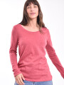 REMERA BASICA POLONIO MIX ROSA OSCURO