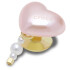 Jibbitz Pink Pearl Heart Multicolor
