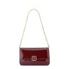 Blais Flap Shoulder Bag Boysenberry