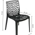 Silla Comedor Cocina Gruvyer Nórdica Exterior Interior Pro Negro 1