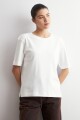 Remera oversized blanco