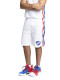 Short Oficial Basket 2022 Nacional Hombre Blanco, Rojo, Azul Royal
