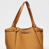 Bolso Marble en efecto cuero graneado Cuoio