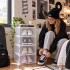 Set X4 Caja Organizadora Zapatos Zapatero Apilable Championes Calzado Premium Imback Blanco Set X4 Caja Organizadora Zapatos Zapatero Apilable Championes Calzado Premium Imback Blanco