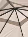 Gazebo NORDMARKA 3x3x2,78 m beige Gazebo NORDMARKA 3x3x2,78 m beige