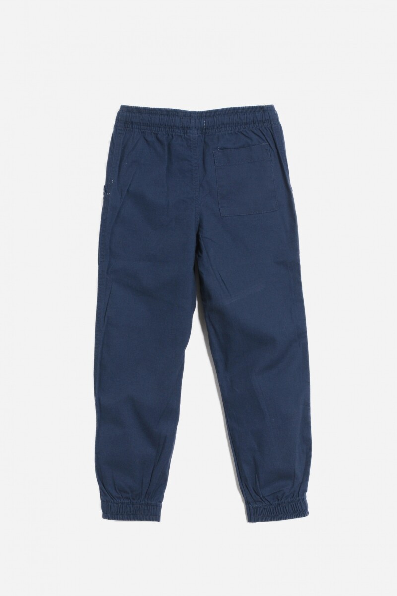 Jogger gabardina AZUL MARINO