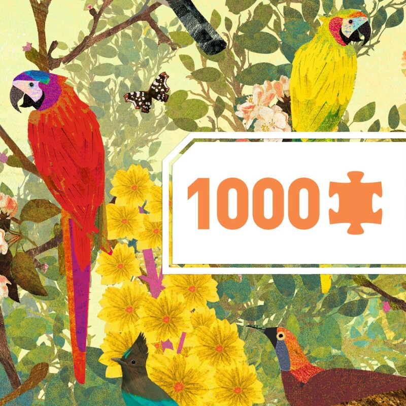 Puzzle Galería Pájaros Pacíficos 1000 piezas Djeco Puzzle Galería Pájaros Pacíficos 1000 piezas Djeco