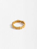 Anillo Dorado - Plata De Ley 925 dorado